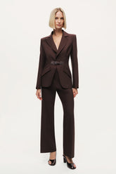 Belted Tailored Blazer